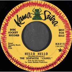Sopwith Camel Hello Hello / Treadin' Vinyl 7" USED