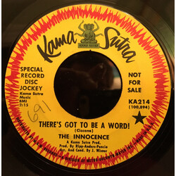 The Innocence There's Got To Be A Word! USED VINYL 7INCH SINGLE 45 RPM PROMO