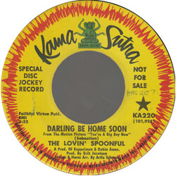 The Lovin' Spoonful Darling Be Home Soon Vinyl 7" USED