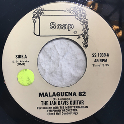 Jan Davis Malagueña 82/ Bolero Vinyl 7" USED