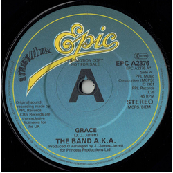 Band AKA Grace Vinyl 7" USED