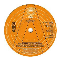 ABBA The Name Of The Game Vinyl 7" USED
