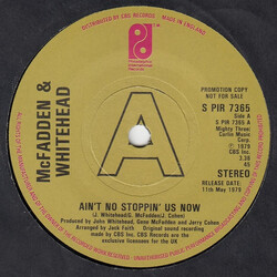 McFadden & Whitehead Ain't No Stoppin' Us Now Vinyl 7" USED