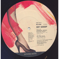 Hot Gossip Criminal World Vinyl 12" USED