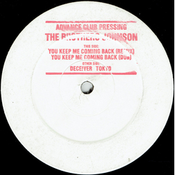 Brothers Johnson You Keep Me Coming Back Vinyl 12" USED