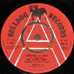 Mr. Flood's Party Compared To What Vinyl 7" USED
