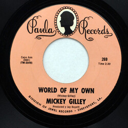 Mickey Gilley Love In The Want Ads / World Of My Own Vinyl 7" USED