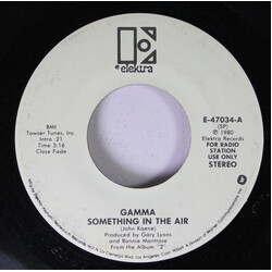 Gamma (5) Something In The Air Vinyl 7" USED