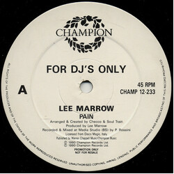 Lee Marrow Pain Vinyl 12" USED