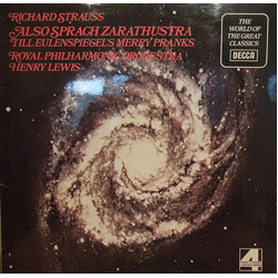 Richard Strauss / Royal Philharmonic Orchestra / Henry Lewis Also Sprach Zarathustra - Till Eulenspiegel's Merry Pranks Vinyl LP USED