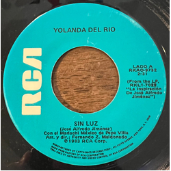 Yolanda Del Rio Sin Luz Vinyl 7" USED