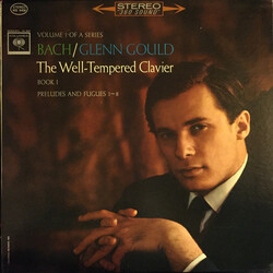 Johann Sebastian Bach / Glenn Gould The Well-Tempered Clavier, Book I, Preludes And Fugues 1-8 Vinyl LP USED