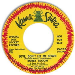 Bobby Bloom Love, Don't Let Me Down / Where Is The Woman Vinyl 7" USED