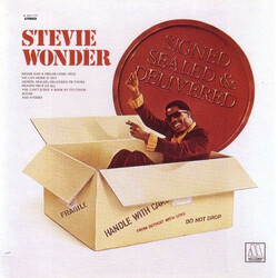 Stevie Wonder Signed Sealed & Delivered Vinyl LP USED