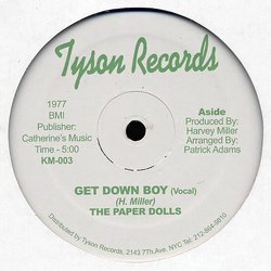 The Paper Dolls Get Down Boy Vinyl 12" USED