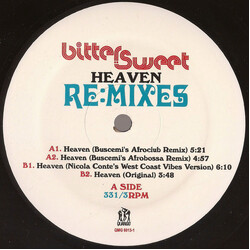 Bitter:Sweet Heaven (Re:mixes) Vinyl 12" USED