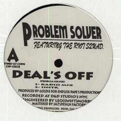 Problem (5) / The Riot Squad (2) Deal's Off Vinyl 12" USED
