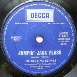 The Rolling Stones Jumpin' Jack Flash Vinyl 7" USED