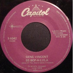 Gene Vincent Be-Bop-A-Lula Vinyl 7" USED