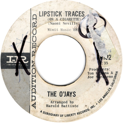 The O'Jays Lipstick Traces (On A Cigarette) Vinyl 7" USED