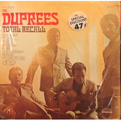 The Duprees Total Recall Vinyl LP USED