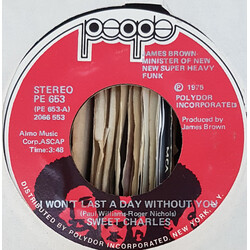 'Sweet' Charles Sherrell I Won't Last A Day Without You Vinyl 7" USED
