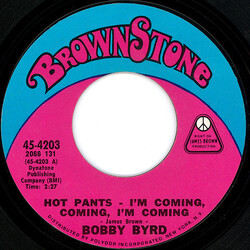 Bobby Byrd Hot Pants - I'm Coming, Coming, I'm Coming Vinyl 7" USED