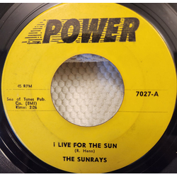 The Sunrays I Live For The Sun / Andrea Vinyl 7" USED
