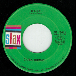 Carla Thomas Gee Whiz (Look At His Eyes) / B-A-B-Y Vinyl 7" USED