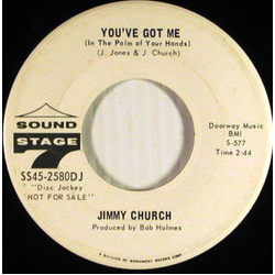 Jimmy Church You've Got Me (In The Palm Of Your Hands) / Twinkle Vinyl 7" USED