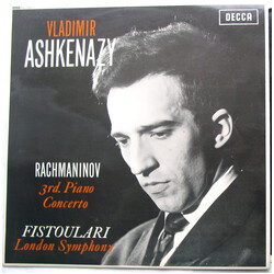 Sergei Vasilyevich Rachmaninoff / Vladimir Ashkenazy / Anatole Fistoulari / London Symphony Orchestra 3rd. Piano Concerto Vinyl LP USED