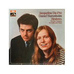 Johannes Brahms / Jacqueline Du Pré / Daniel Barenboim The Two Sonatas For Cello And Piano Vinyl LP USED