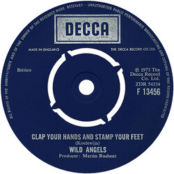 Wild Angels Clap Your Hands And Stamp Your Feet Vinyl 7" USED