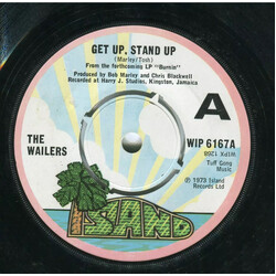 The Wailers Get Up, Stand Up / Slave Driver Vinyl 7" USED