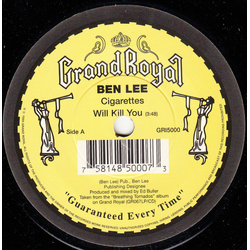 Ben Lee Cigarettes Will Kill You Vinyl 7" USED
