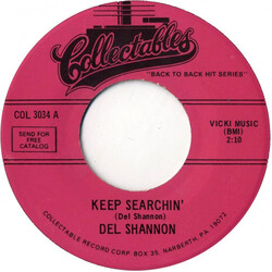 Del Shannon Keep Searchin' / Stranger In Town Vinyl 7" USED