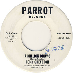 Tony Sheveton A Million Drums Vinyl 7" USED