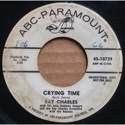 Ray Charles Crying Time Vinyl 7" USED
