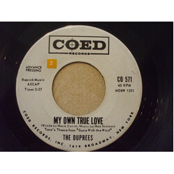 The Duprees My Own True Love / Ginny Vinyl 7" USED
