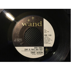Chuck Jackson Good Things Come To Those Who Wait Vinyl 7" USED