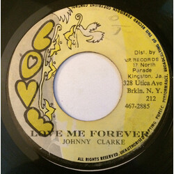 Johnny Clarke Love Me Forever Vinyl 7" USED
