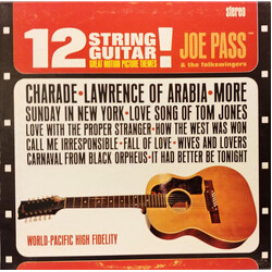Joe Pass 12 String Guitar (Great Motion Picture Themes) Vinyl LP USED