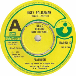Flatbush (3) Ugly Policeman Vinyl 7" USED