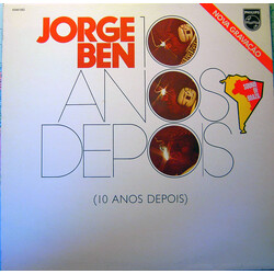 Jorge Ben 10 Anos Depois Vinyl LP USED