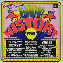 Various Hit History 1965 Vinyl LP USED