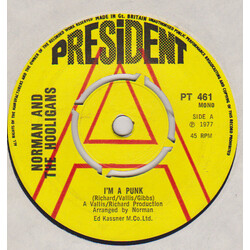 Norman And The Hooligans I'm A Punk Vinyl 7" USED