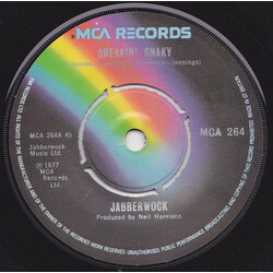 Jabberwock (2) Sneakin' Snaky Vinyl 7" USED