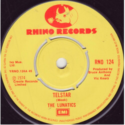 Colonel Elliott & The Lunatics Telstar Vinyl 7" USED
