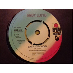 Andy Lloyd Back To School Vinyl 7" USED