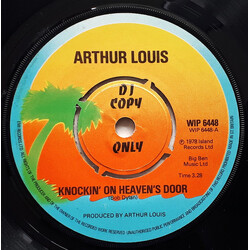 Arthur Louis Knockin' On Heaven's Door / The Dealer Vinyl 7" USED